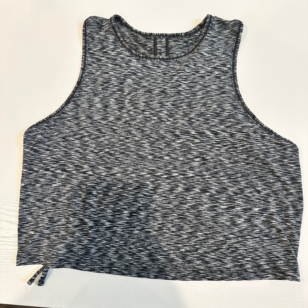 Lululemon Women's Grey Sleeveless Tank Top